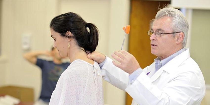 Students at University of Bridgeport, one of the best chiropractic programs in CT