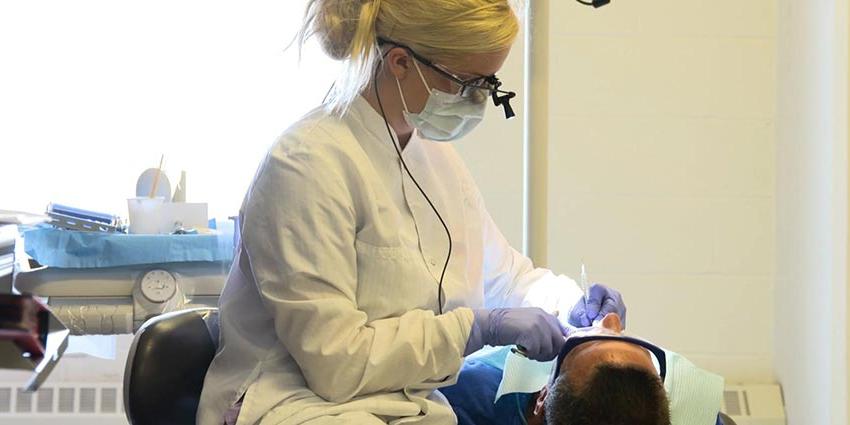 A student at UB, one of the best dental hygiene as programs in CT